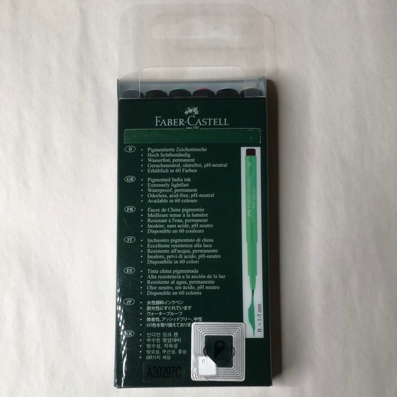 FABER-CASTELL, 6 Pitt Artist Pens, Pastel Multicolor Set - Picture 5 of 13